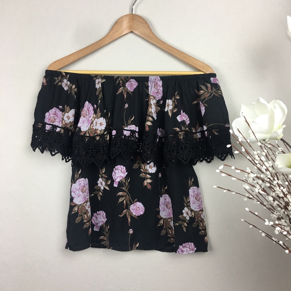 Say What? - Ruffle Off Shoulder Top From Macy’s